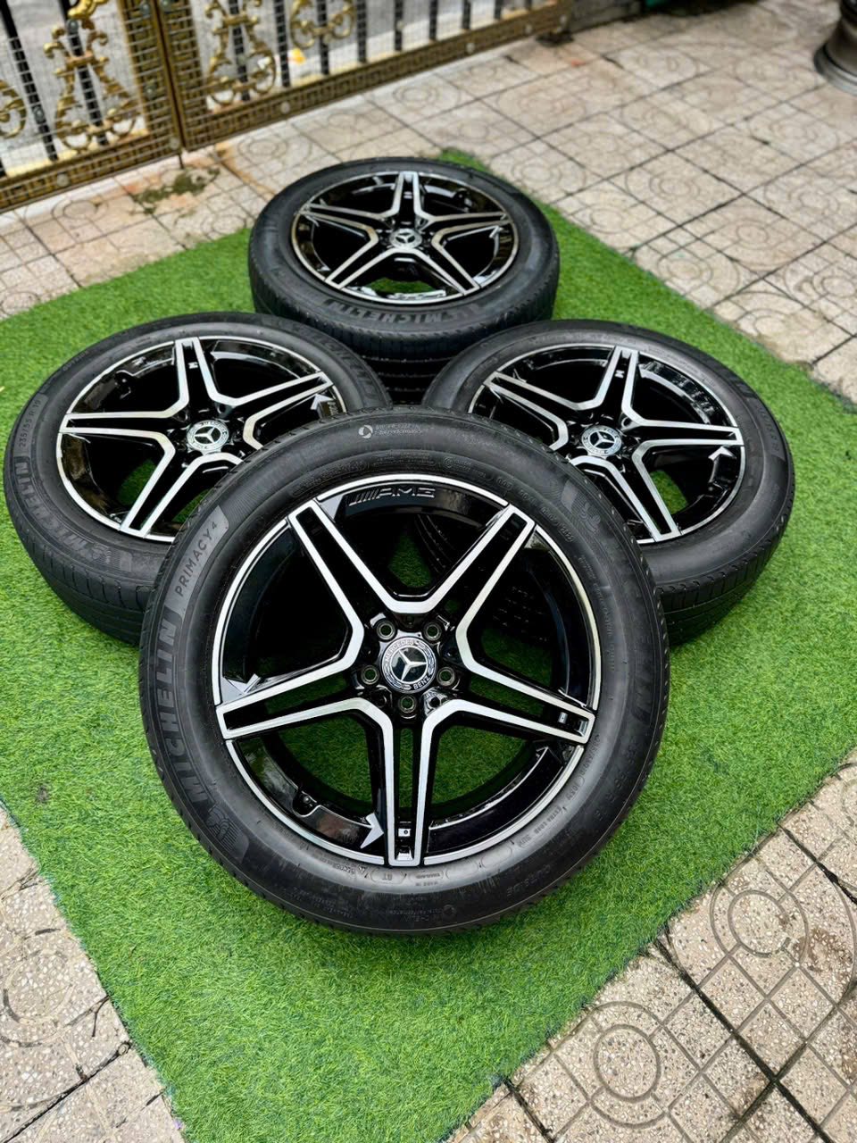 Mâm lốp Lazang Mercedes GLC300 2021 19 inch lốp 235/55R19